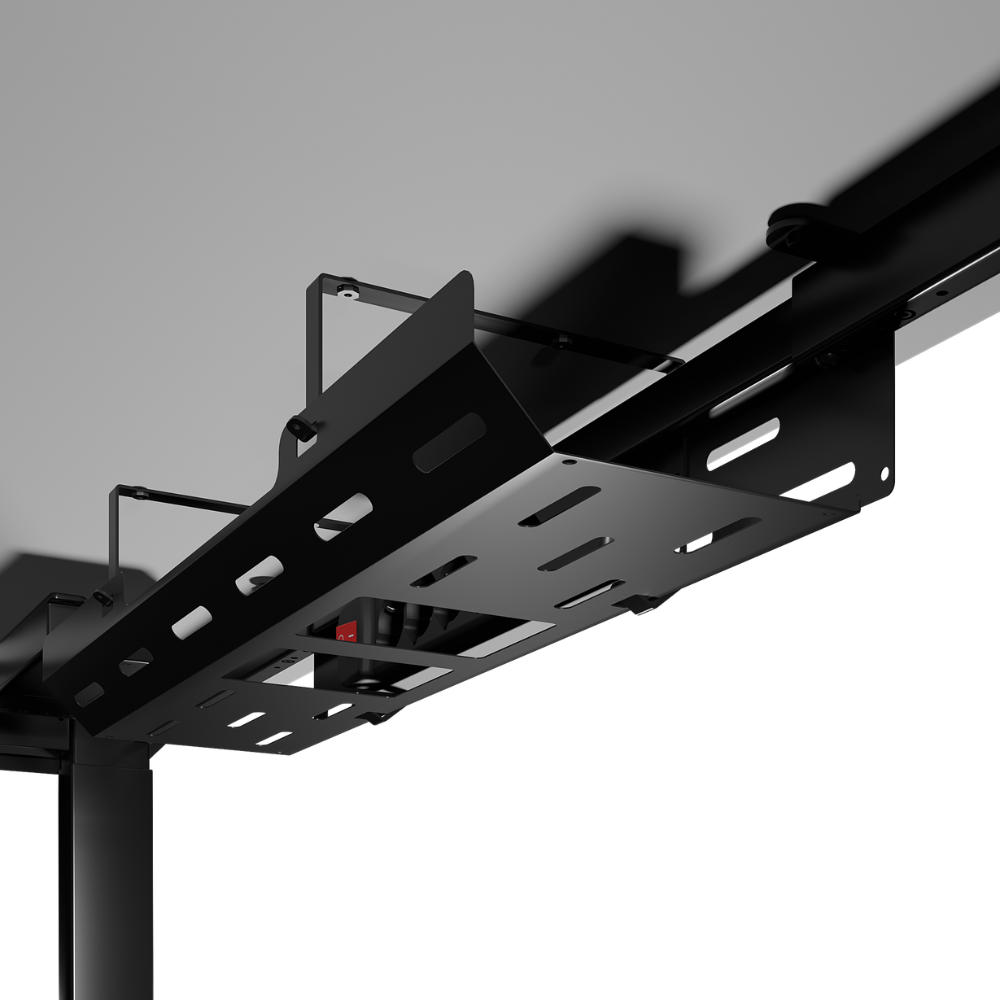 Кабель-менеджмент TEHNOTABLE для рамы 4-опорного стола с регулировкой высоты с удлинителем Черный (045-20-01/2) - фото 2 Кабель-менеджмент TEHNOTABLE для рамы 4-опорного стола с регулировкой высоты с удлинителем Черный (045-20-01/2) - фото 2