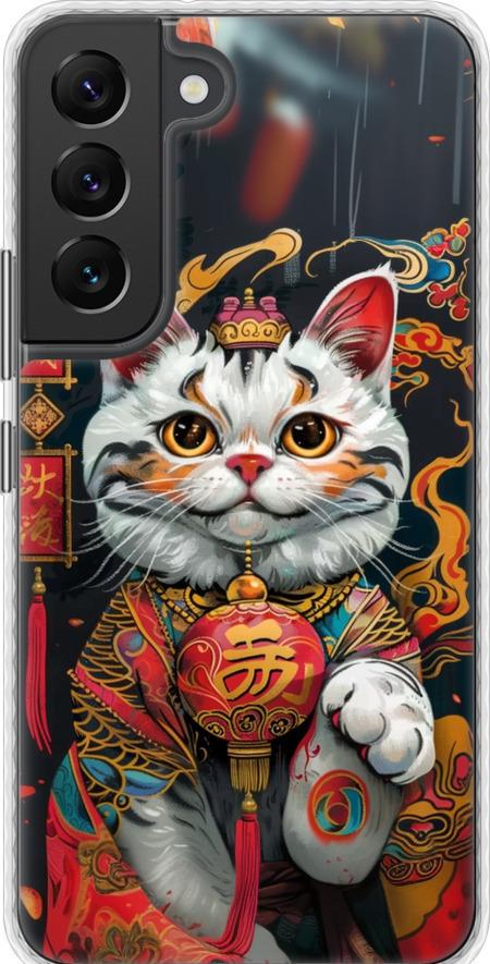 Чехол на Samsung Galaxy S22 China Cat v2 (6135pc-2494-42517)