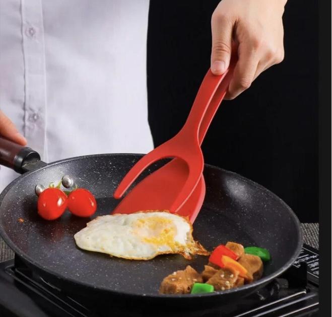Лопатка кухонная щипцы 2в1 Черный (23705421) - фото 8 Лопатка кухонная щипцы 2в1 Черный (23705421) - фото 8