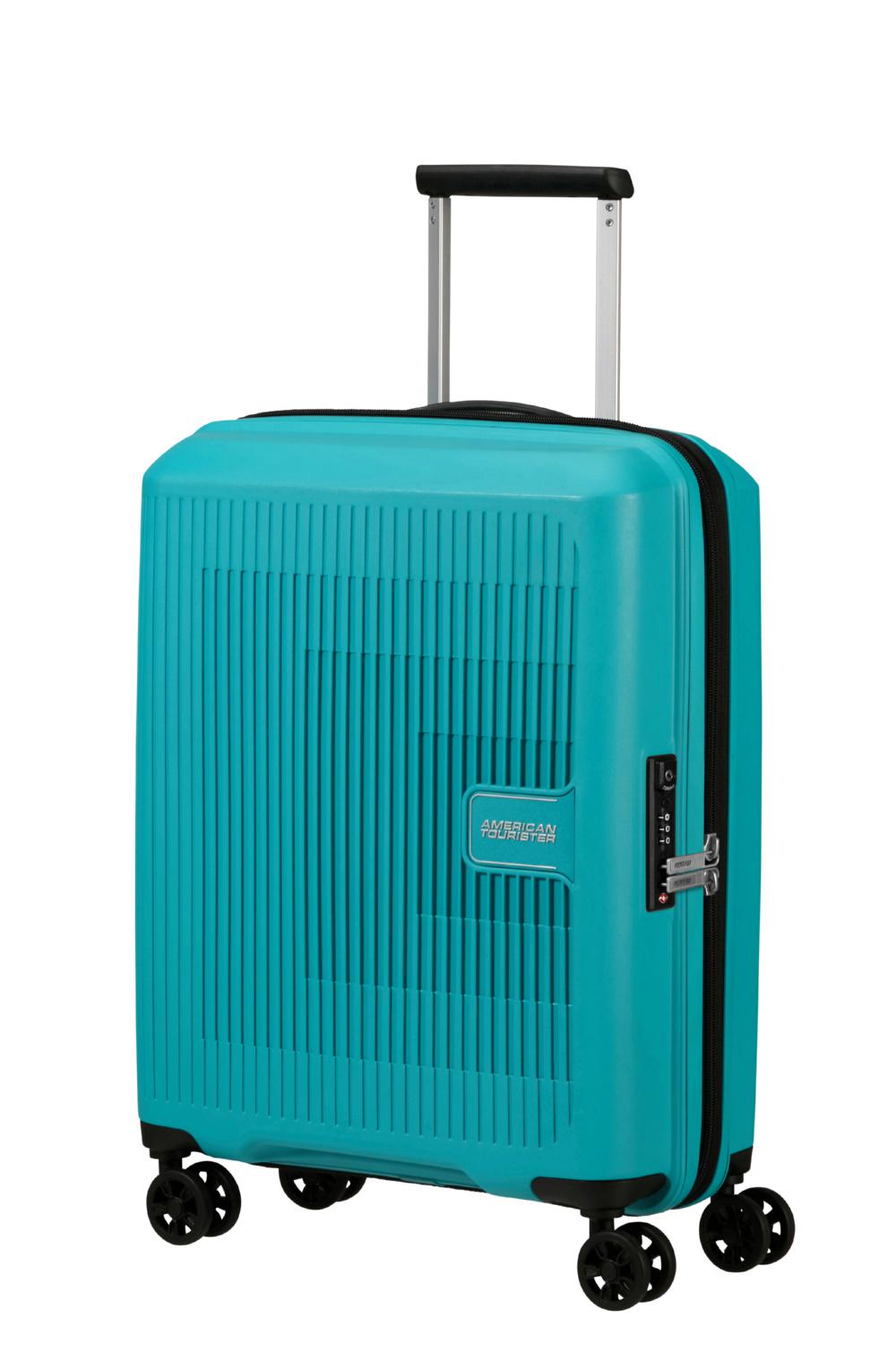 Чемодан American Tourister AEROSTEP 55x40x20/23 см Бирюзовый (MD8*21001) - фото 1