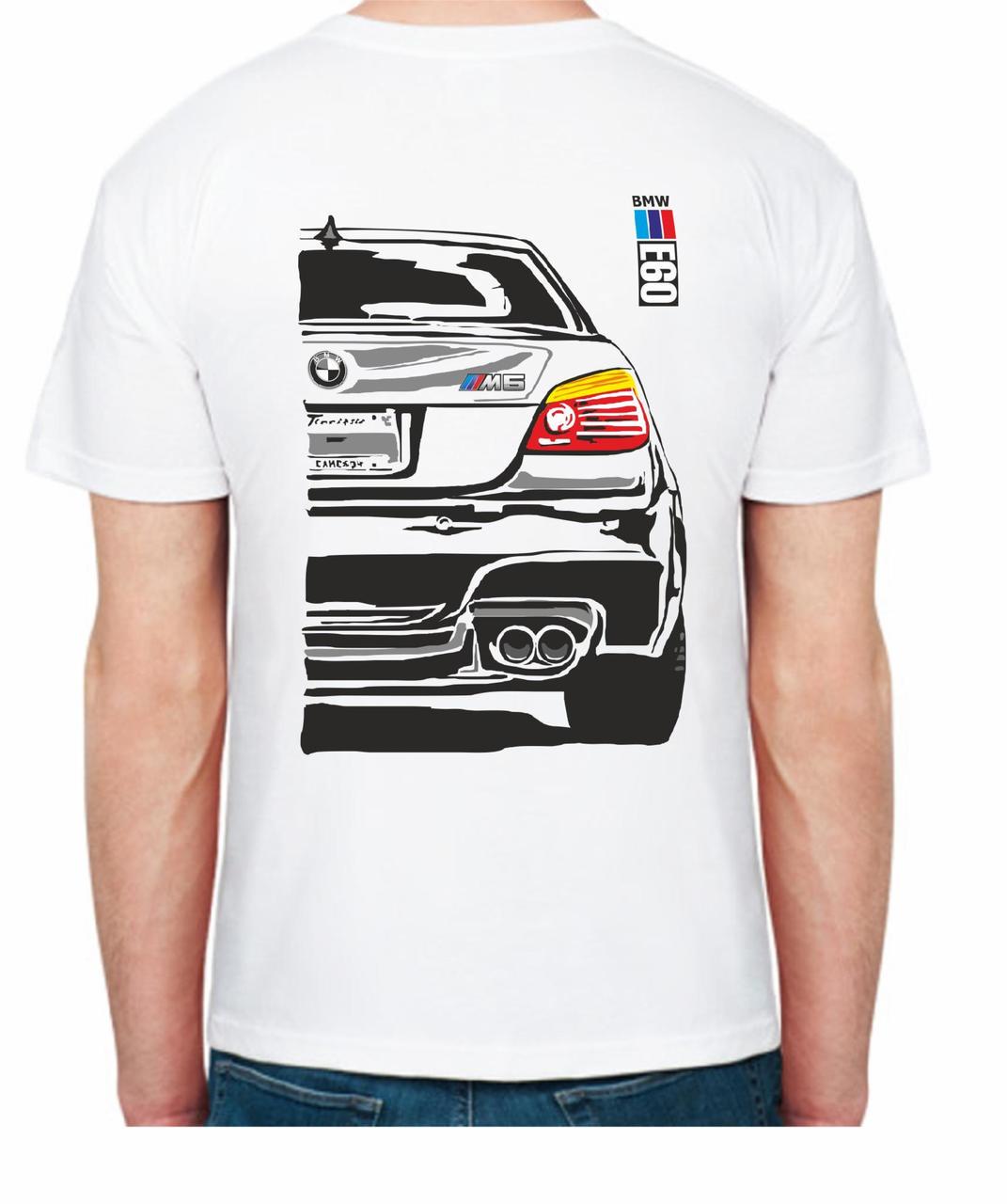 Футболка мужская Avtolife BMW E60 MotorSport FR 107160 S Белый (2494943845) - фото 2 Футболка мужская Avtolife BMW E60 MotorSport FR 107160 S Белый (2494943845) - фото 2