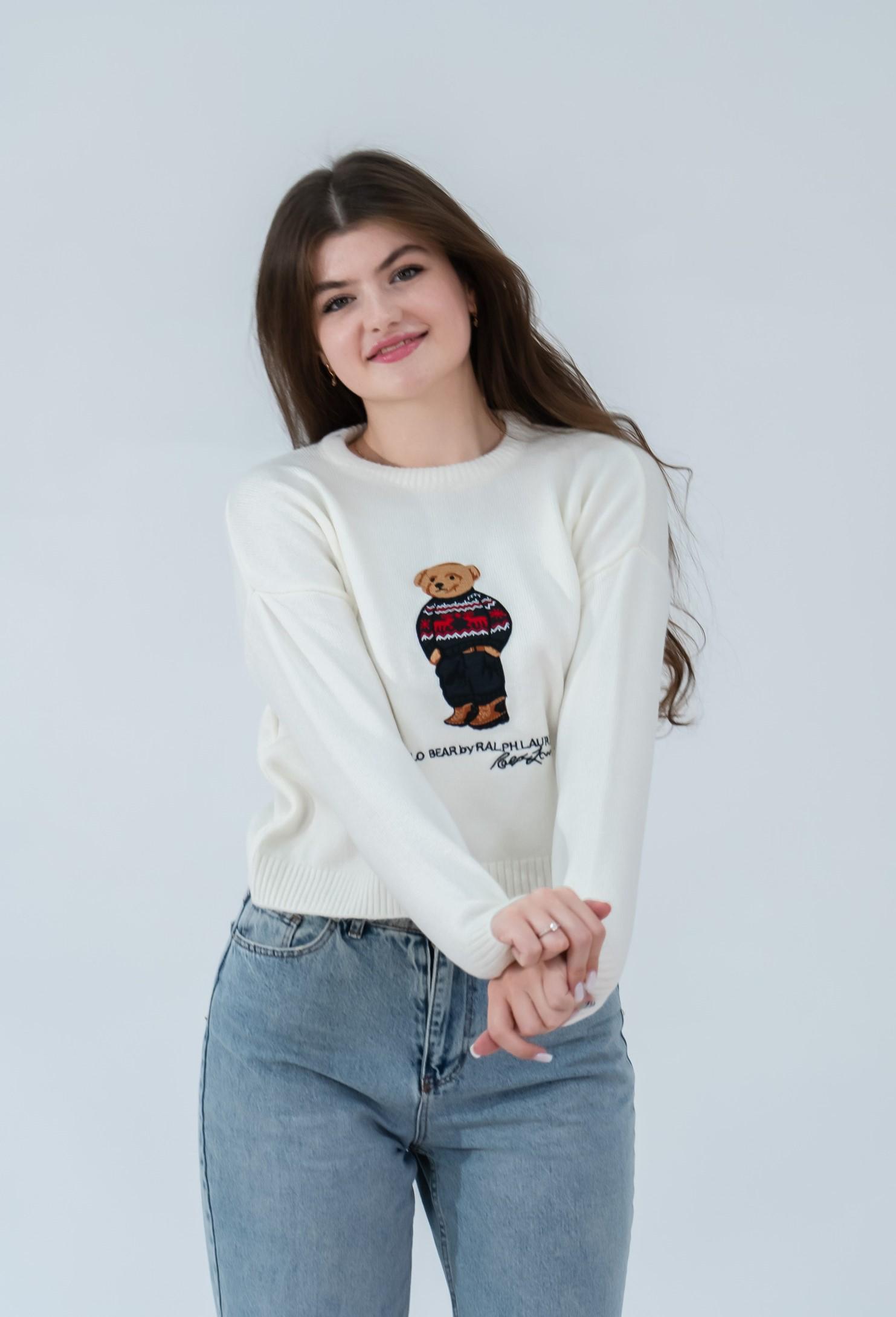 Светр жіночий Polo Ralph Lauren Bear PLR-3101WT S - фото 2