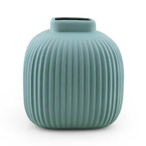 Ваза керамическая BonaDi Милан 20 см Голубой (100360)