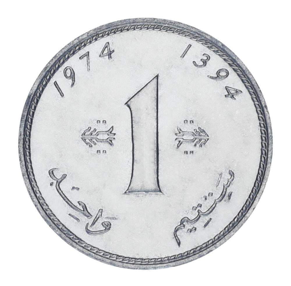 Коллекционная монета Марокко 1 сантим 1974 AU-UNC (М24089)