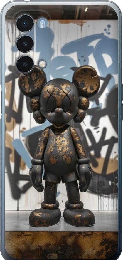 Чехол на OnePlus Nord N200 5G Bronze kaws v2 (6098u-2956-42517)