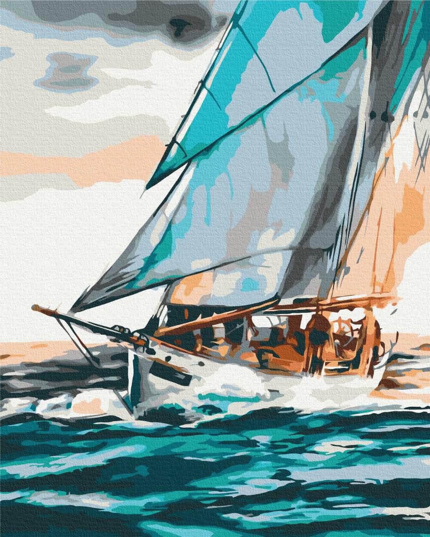 Картина по номерам Brushme Морское путешествие Понамарчук Ирина 40х50 см (BS53299) Картина по номерам Brushme Морское путешествие Понамарчук Ирина 40х50 см (BS53299)