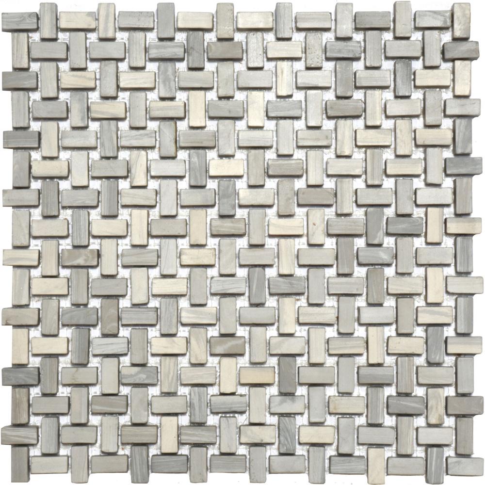 Керамогранитная мозаика Kotto Ceramica MI7 10200402C 300x300x10 мм/10x20 мм Grigio Freddo - фото 2