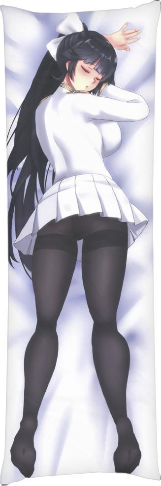 Подушка дакимакура Azur Lane 60x180 см (14094725)