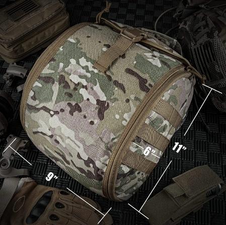 Підсумок для каски Mil-Tec із кріпленням Molle Мультикам - фото 7