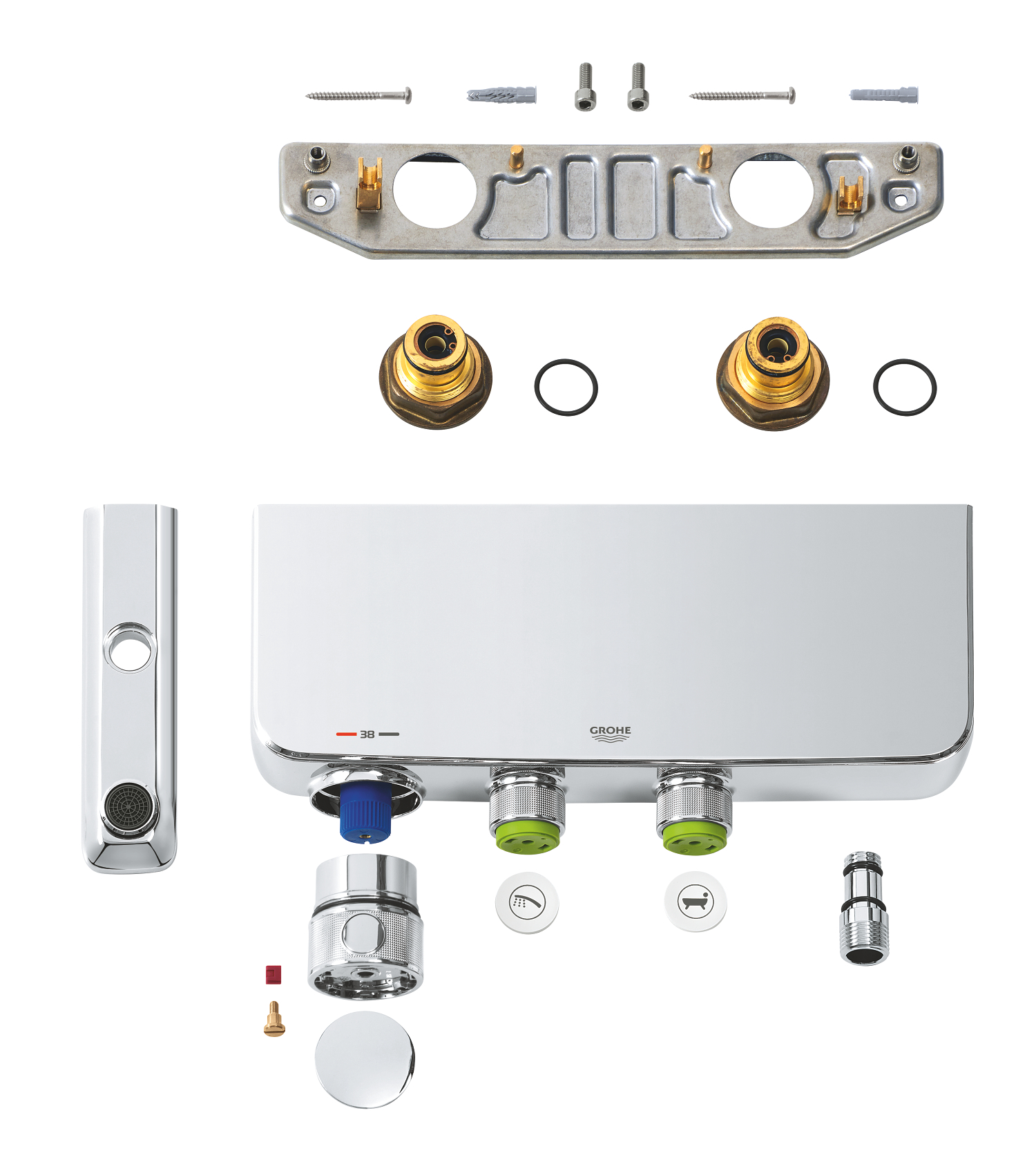 Термостат для ванны Grohe Grohtherm SmartControl (34718000) - фото 3 Термостат для ванны Grohe Grohtherm SmartControl (34718000) - фото 3
