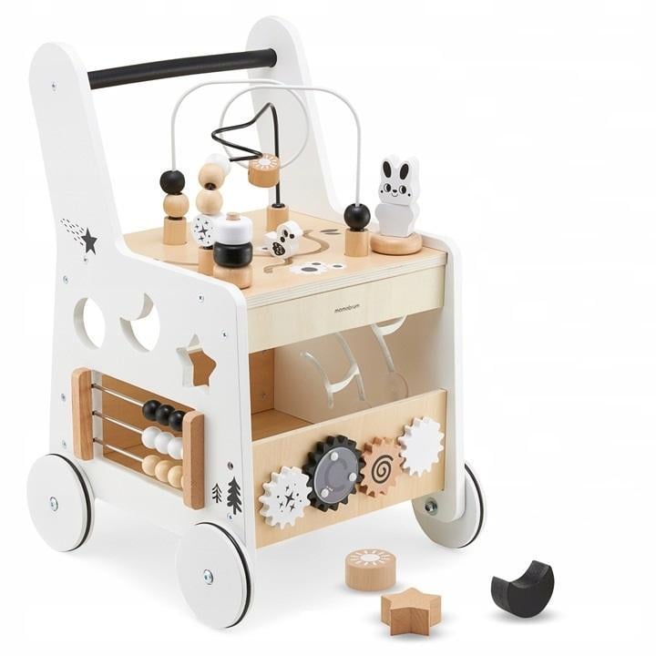 Ходунки-каталка игровые Bobo-San 6в1 деревянные с функцией учебного столика/сорте (W16E248) Ходунки-каталка игровые Bobo-San 6в1 деревянные с функцией учебного столика/сорте (W16E248)