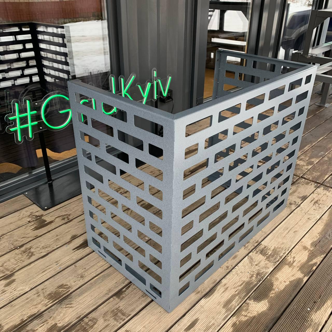 Корзина перфорированная КФП-3,2 Кирпич декоративный фасадный 900х700х500 мм для блоков климатического оборудования (2006816575/К0488) - фото 4 Корзина перфорированная КФП-3,2 Кирпич декоративный фасадный 900х700х500 мм для блоков климатического оборудования (2006816575/К0488) - фото 4