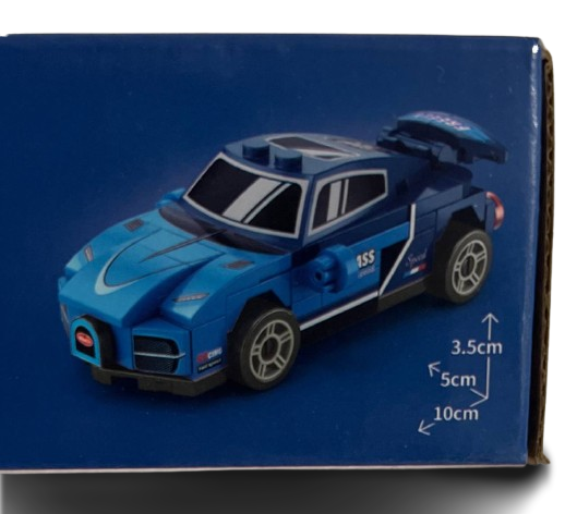 Конструктор гоночний автомобіль Bugatti Chiron 64 деталі (9140-1) - фото 3 Конструктор гоночний автомобіль Bugatti Chiron 64 деталі (9140-1) - фото 3