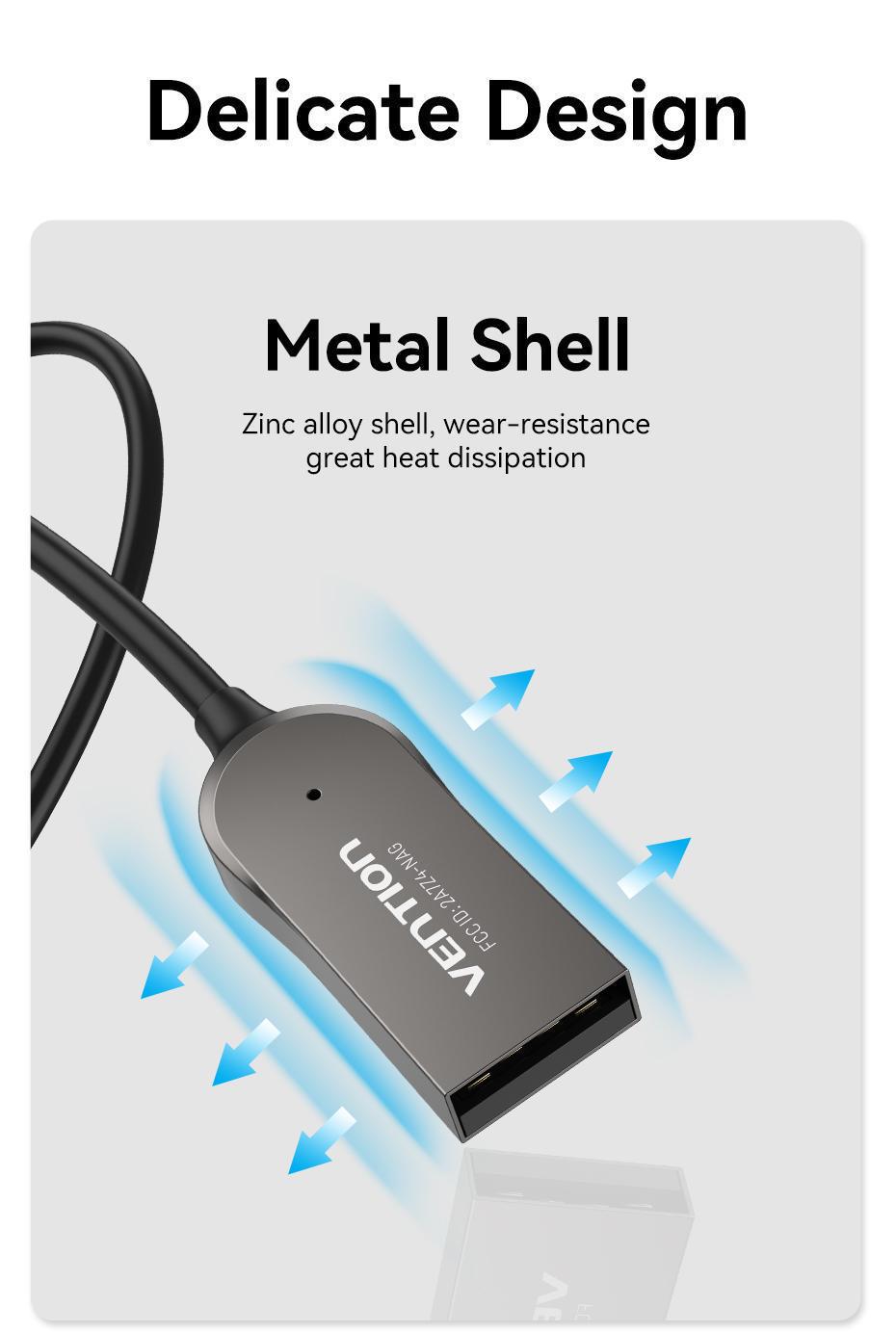 Адаптер Vention Bluetooth 5.0 приемник USB-3,5 мм minijack с микрофоном HiFi AUX Черный (NAGHG) - фото 11