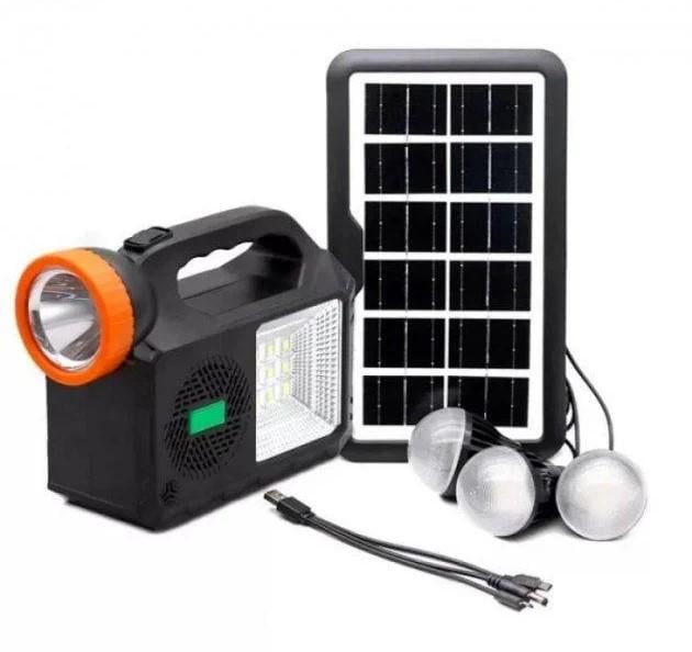 Фонарь LED GD-102 PowerBank с солнечной зарядкой