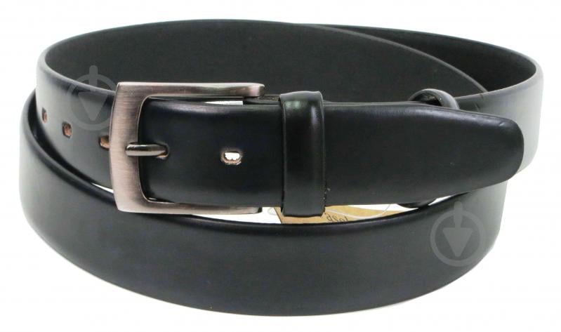 Ремень мужской из кожи под брюки Always Wild 3.4 см Черный (BOM01SO)