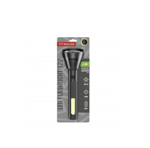 Светодиодный фонарь TITANUM TLF-T19 130Lm Gray