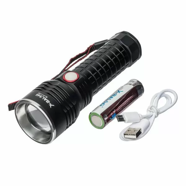 Ліхтар акумуляторний ручний Bailong P11 Cree P50 Чорний - фото 2