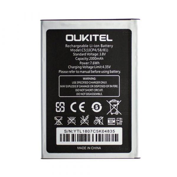 Аккумулятор Oukitel C5/C5 Pro PRC