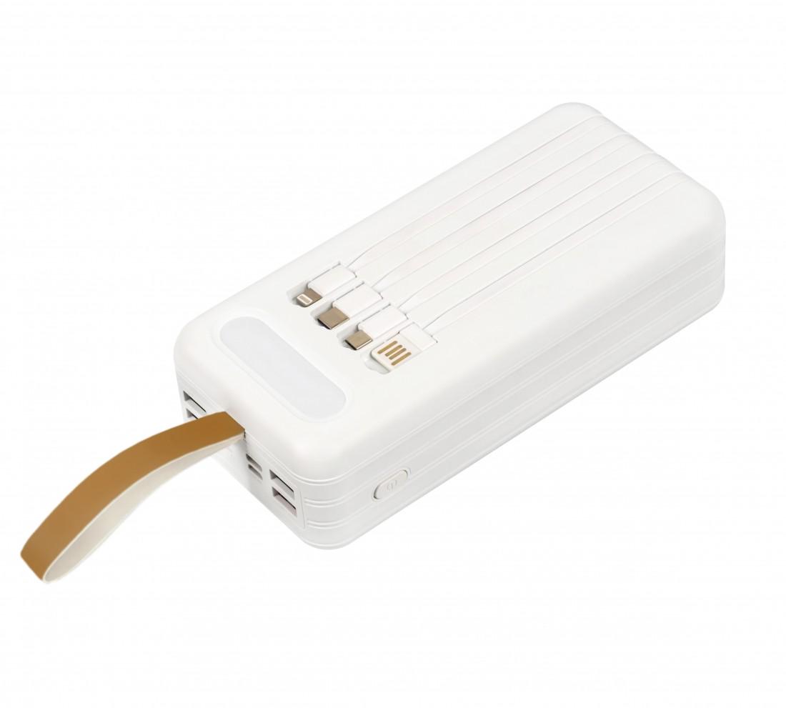 Повербанк Aura NRG60 Quick charging 60000 mAh 22,5 W White - фото 6