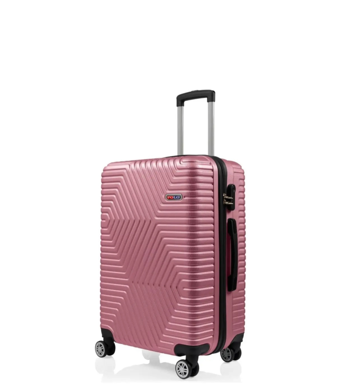Чемодан Polo ПК023-М поликарбонат на 4-х двойных колесах средний М 70 л Пудровый - фото 1 Чемодан Polo ПК023-М поликарбонат на 4-х двойных колесах средний М 70 л Пудровый - фото 1