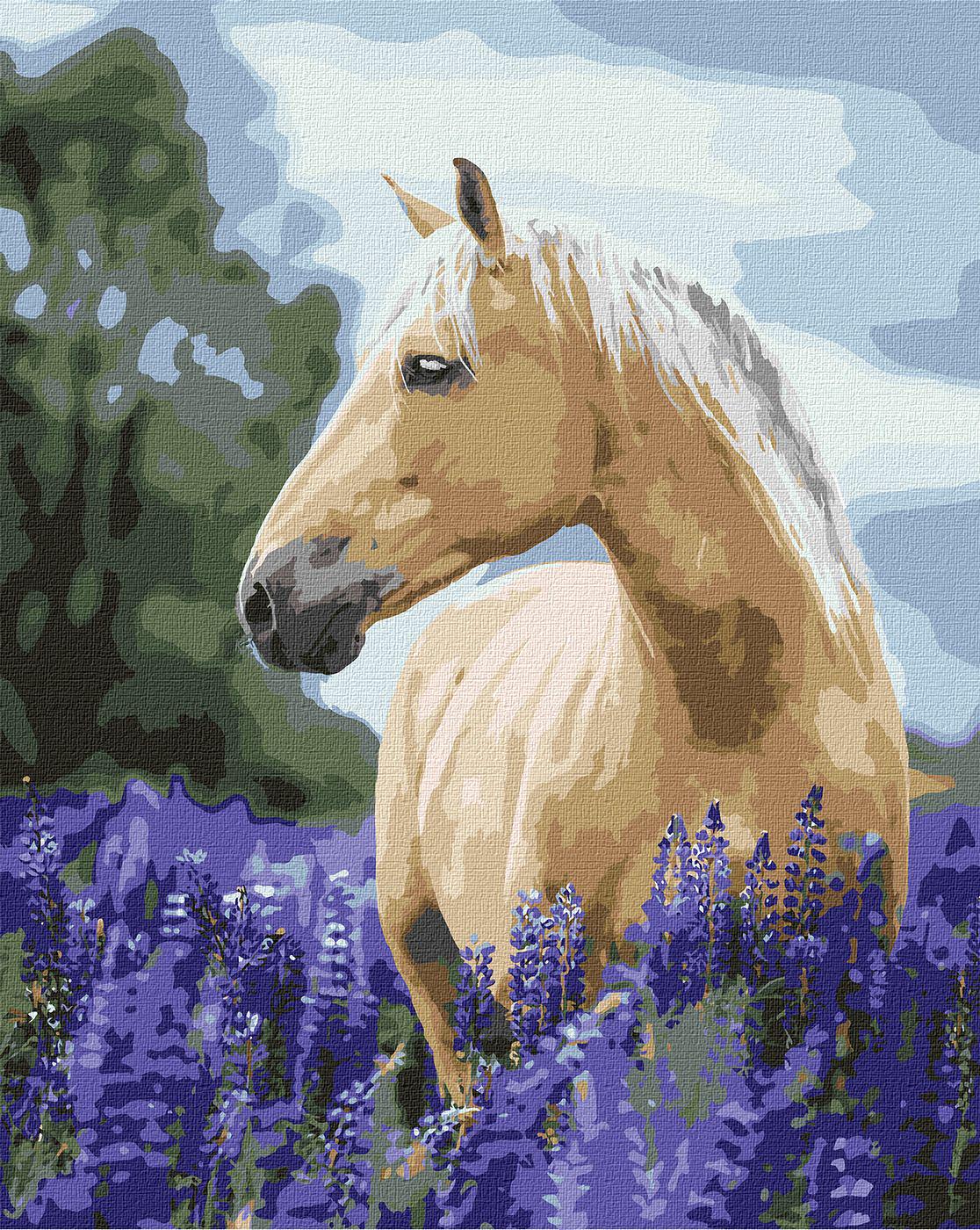 Картина по номерам Идейка Прогулка по лавандовому полю 40x50 см (KH4392)