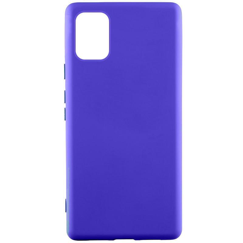 Протиударний чохол Silicone Cover Lakshmi (AA) для Samsung Galaxy A51 Синій / Iris