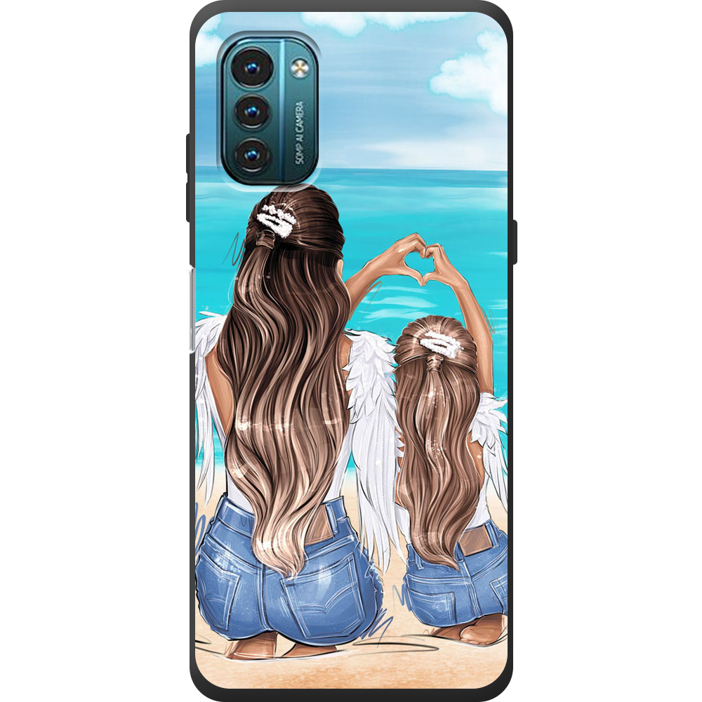 Чехол BoxFace Nokia G21 Family Vacation Черный силикон (44288-up2380-44291)