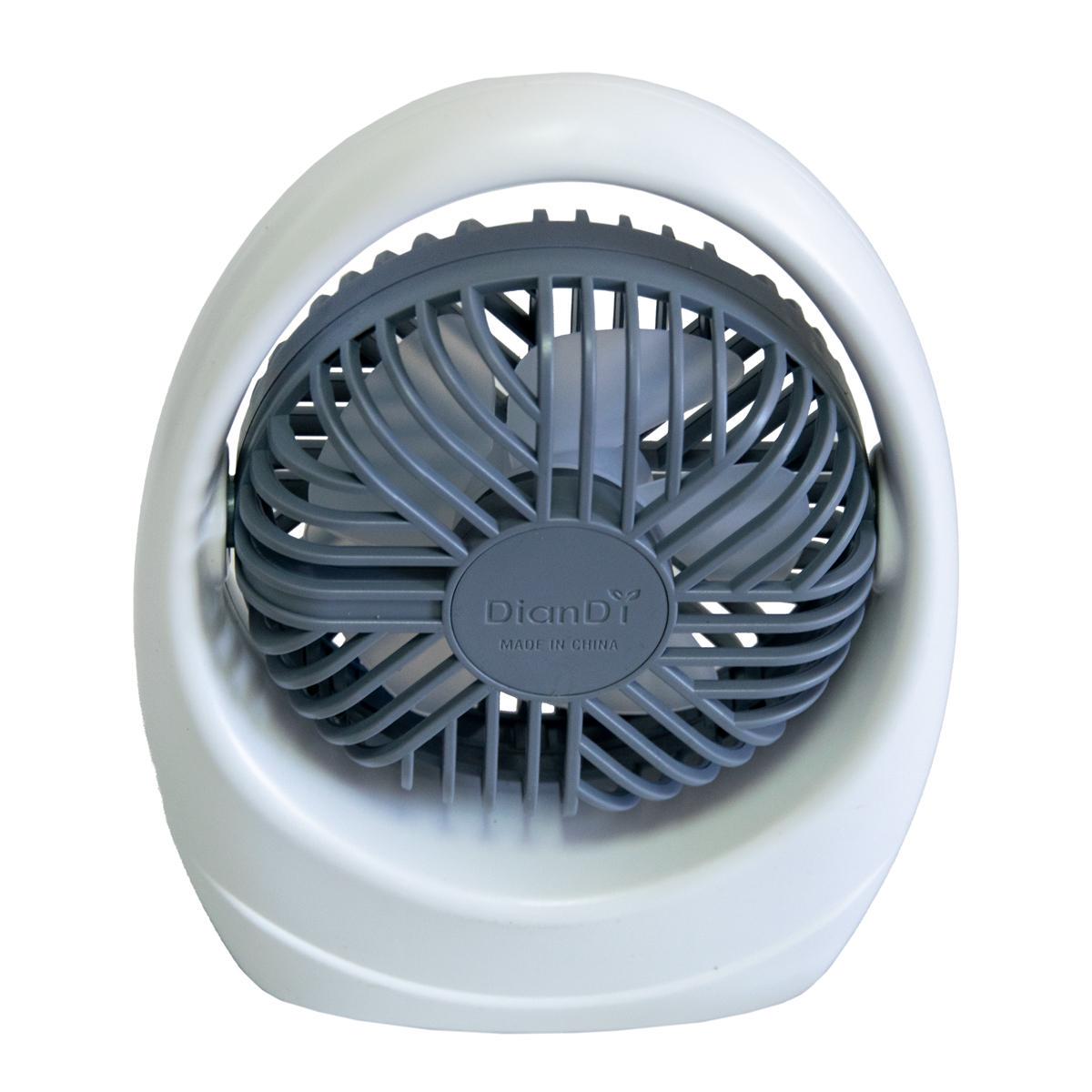 Вентилятор мини настольный Diandi SQ 2235 Белый с серым (1010634-White)