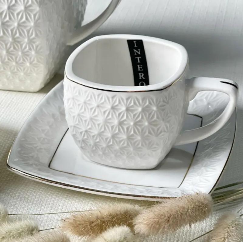 Набір чайний Interos 0867-А Снігова королева 900/500/300 мл 15 пр. (21545249) - фото 4 Набір чайний Interos 0867-А Снігова королева 900/500/300 мл 15 пр. (21545249) - фото 4