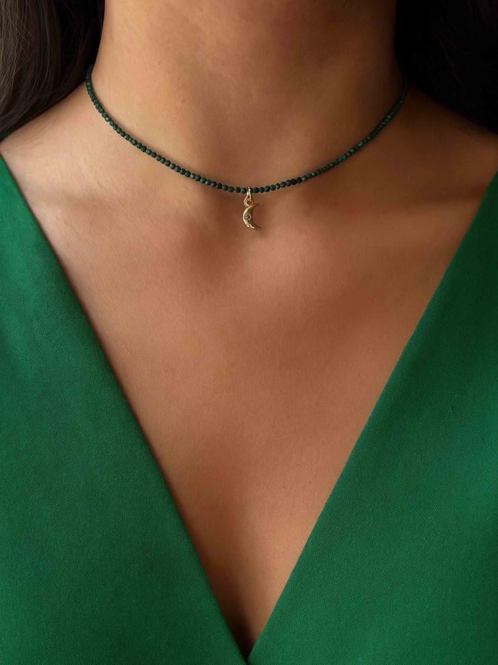 Чокер LeBijou из камней малахит (5369)