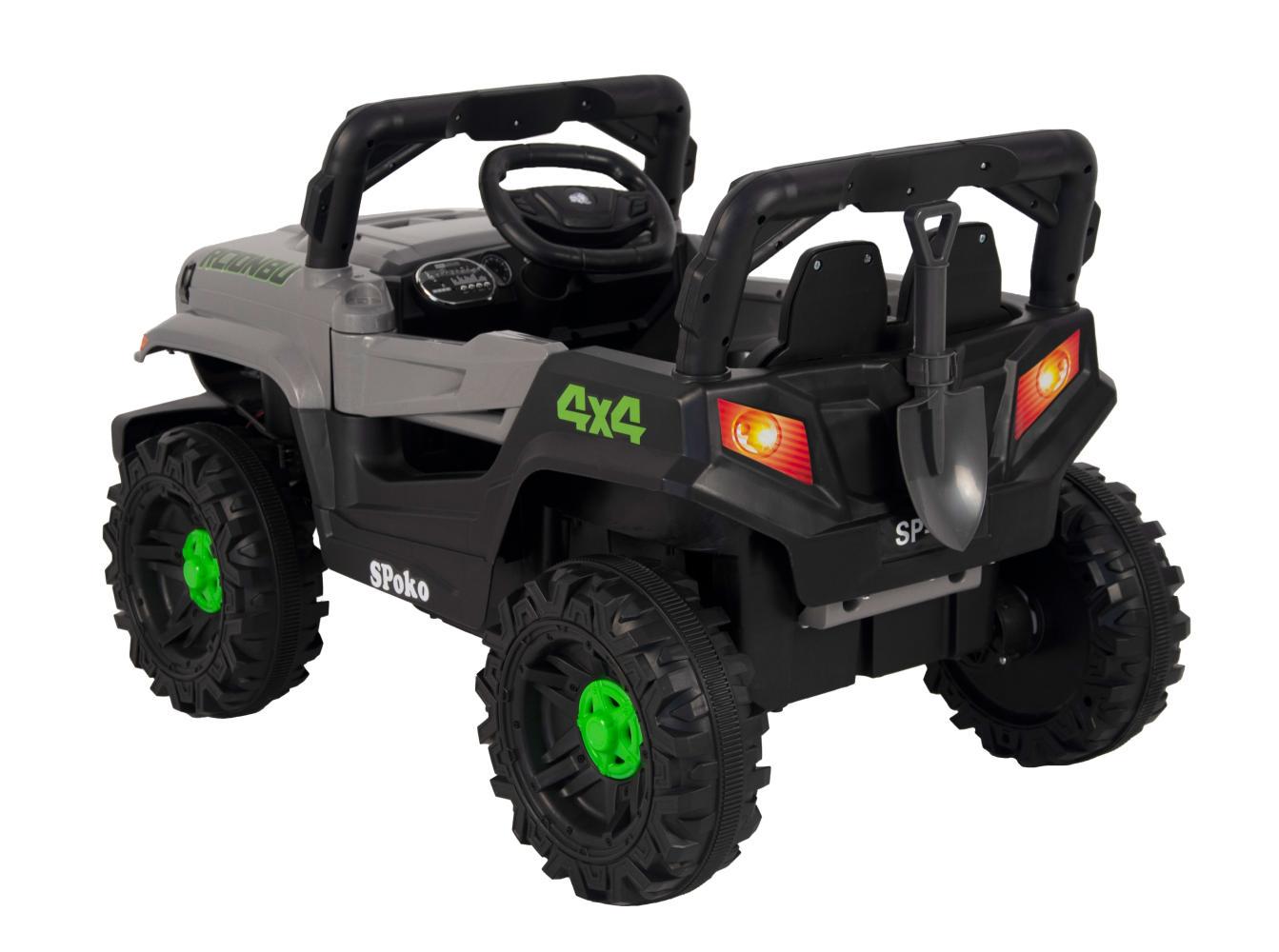 Электромобиль детский Spoko QD-V80 Серый (4446) - фото 4 Электромобиль детский Spoko QD-V80 Серый (4446) - фото 4