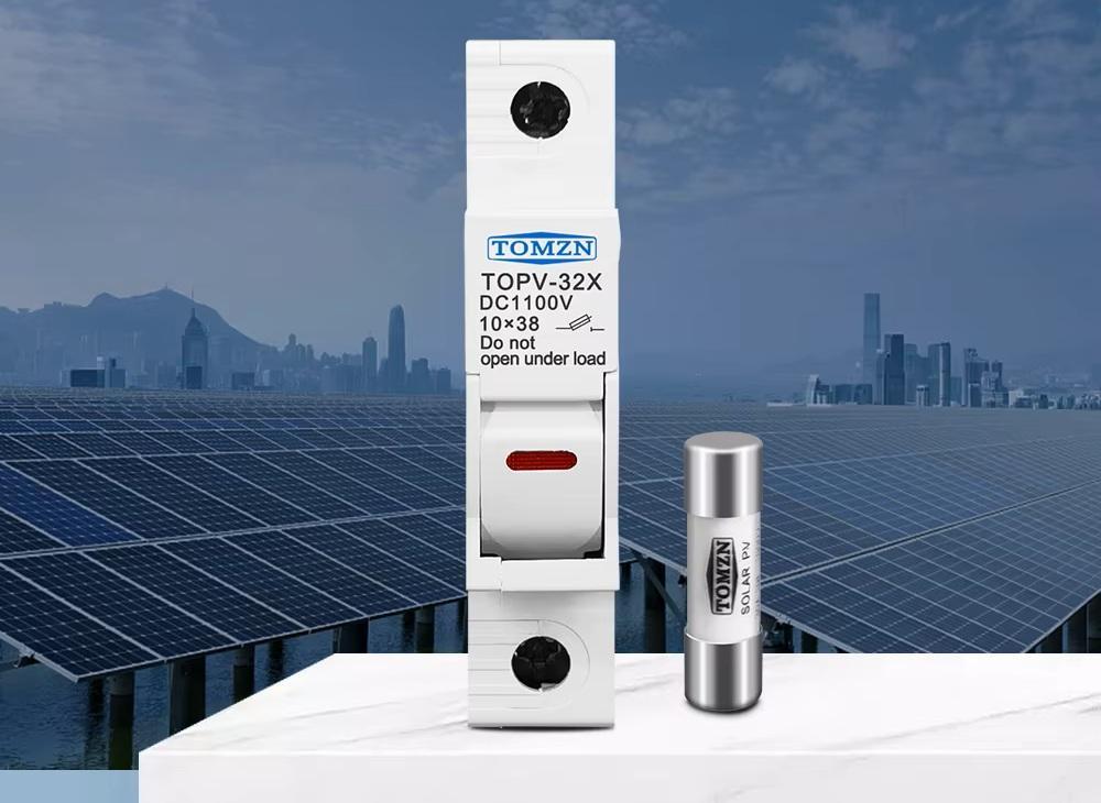 Тримач однополюсний без запобіжників TOMZN для сонячних панелей LED індикація до 1100V PV gPV 10x38 мм - фото 6 Тримач однополюсний без запобіжників TOMZN для сонячних панелей LED індикація до 1100V PV gPV 10x38 мм - фото 6