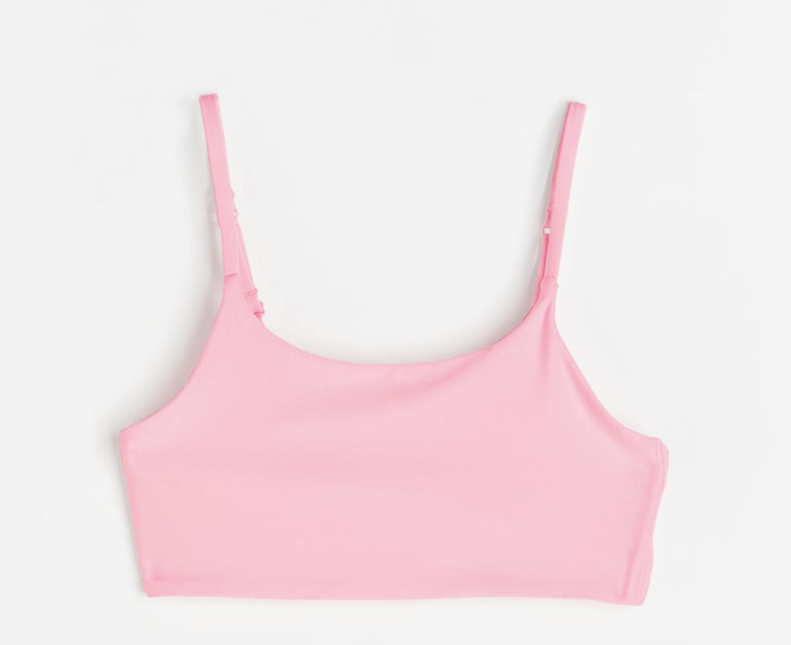 Купальный топ H&M 1208353 158-164 см Малиновый