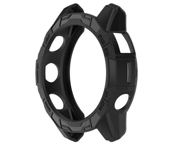 Чехол cиликоновый для смарт-часов Garmin Fenix E Черный