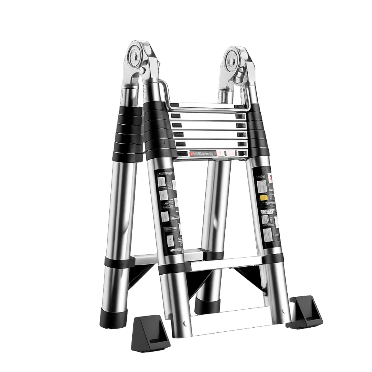 Лестница телескопическая шарнирная стальная 2,5х2,5 м (1234) Лестница телескопическая шарнирная стальная 2,5х2,5 м (1234)