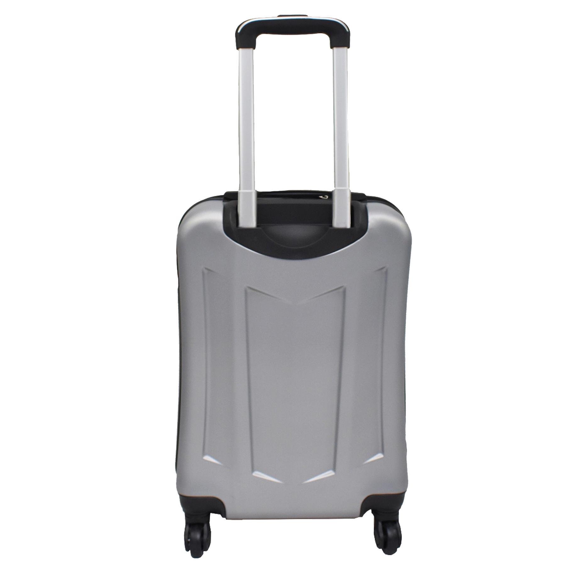 Чемодан имел ручную кладь SEMI LINE 20" NASA ABS-пластик S Серебряный (T5797-1) - фото 4