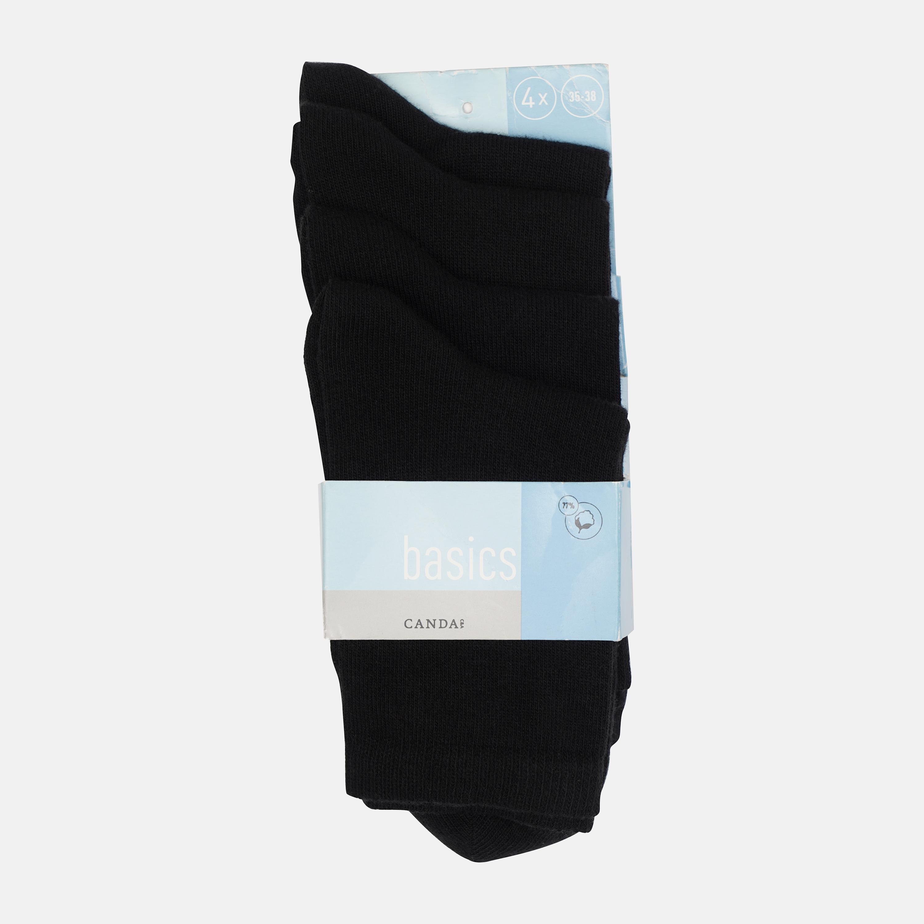 Шкарпетки C&A 4 пари р. 35-38 Чорний (2252020229010)