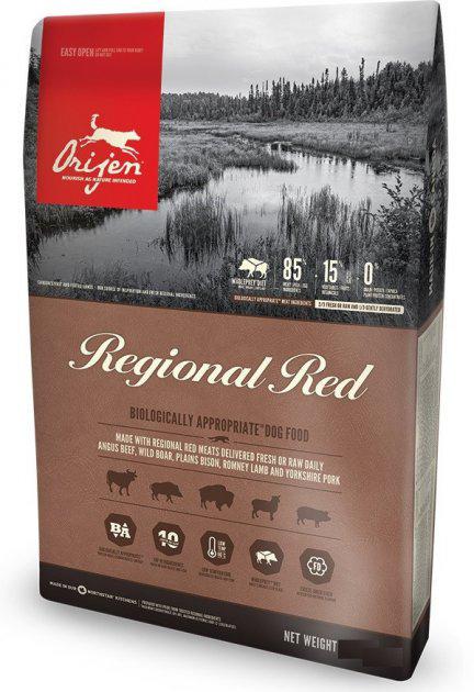 Корм сухий Orijen Regional Red Dog для собак усіх порід та вікових груп 11,4 кг