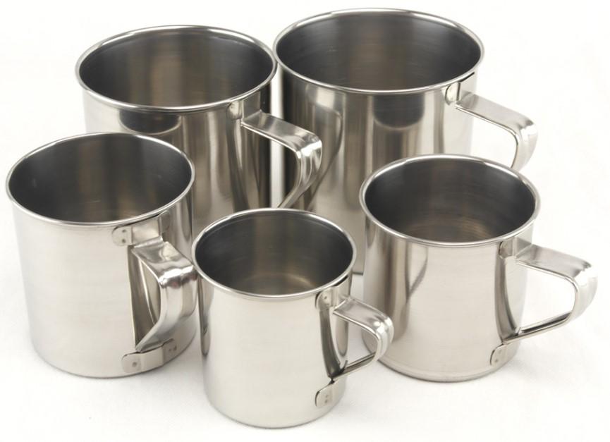 Набір кухлів туристичний APLUS з нержавіючої сталі зі знімними ручками 5 шт. (0501) - фото 2 Набір кухлів туристичний APLUS з нержавіючої сталі зі знімними ручками 5 шт. (0501) - фото 2