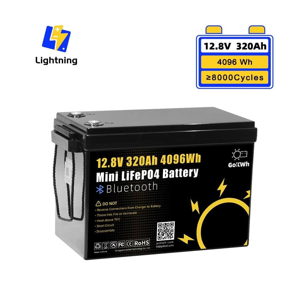 Аккумулятор для ИБП с Bluetooth GoKwh LifePo4 320 Ah 12V 4096Wh BMS (Gkw32012) - фото 7
