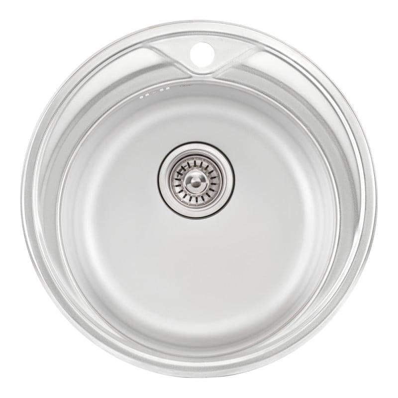 Мойка кухонная Q-tap D510 Satin 0,8 мм (QTD510SAT08)