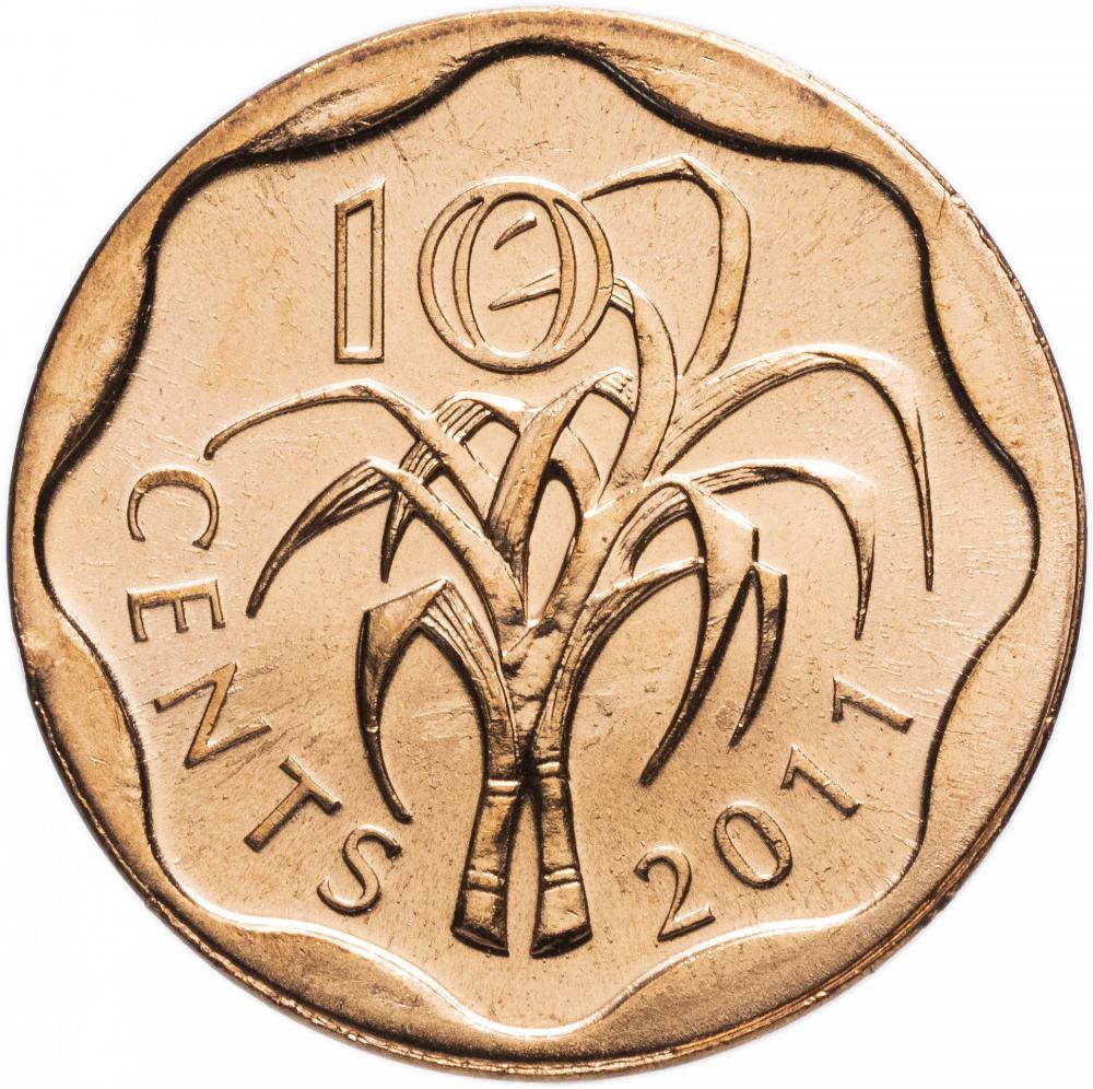 Коллекционная монета Свазиленд 10 центов 2011 UNC (KM#57) Коллекционная монета Свазиленд 10 центов 2011 UNC (KM#57)