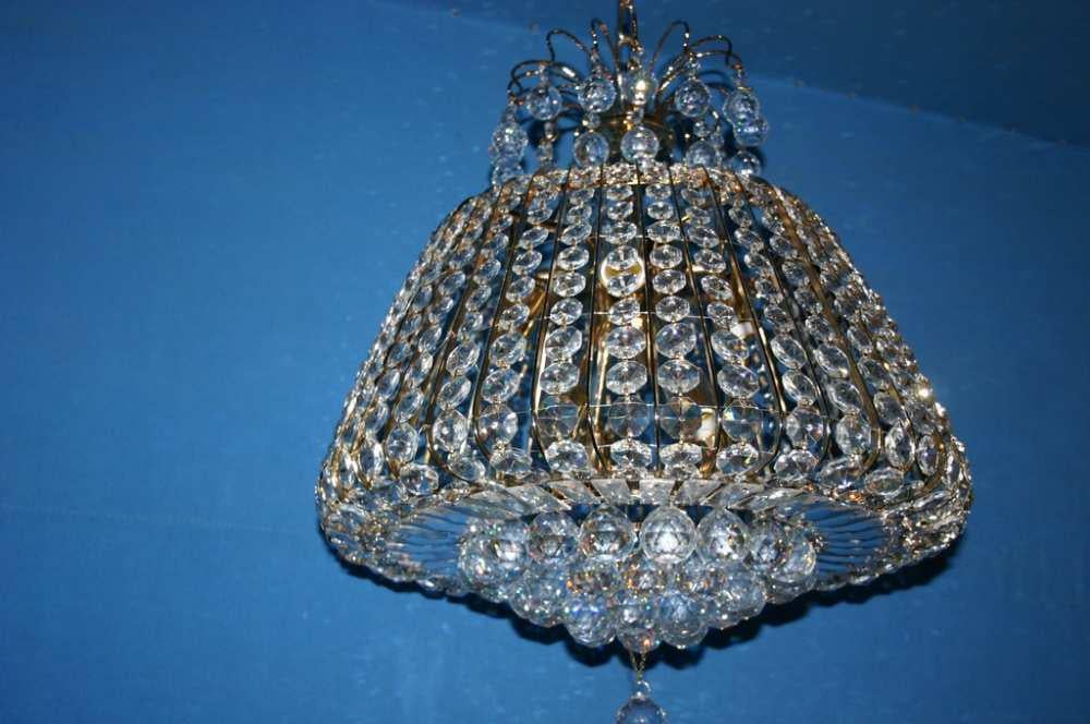 Кришталева люстра L0271/7 Білий/Золото (AN000322) Кришталева люстра L0271/7 Білий/Золото (AN000322)