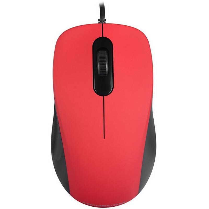 Комп'ютерна мишка Modecom MC-M10S 3 кнопки 1000 dpi Silent Червоний (36260561)