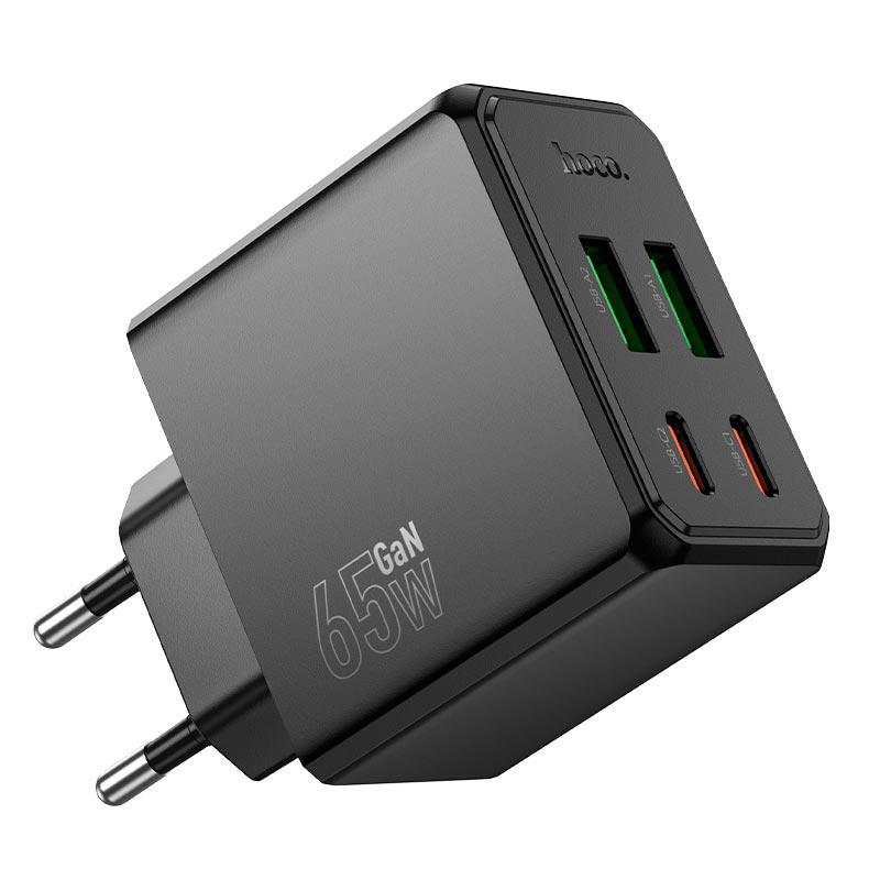 Зарядное устройство Hoco Ocean Charger CS19A 65W Black (25441748) Зарядное устройство Hoco Ocean Charger CS19A 65W Black (25441748)
