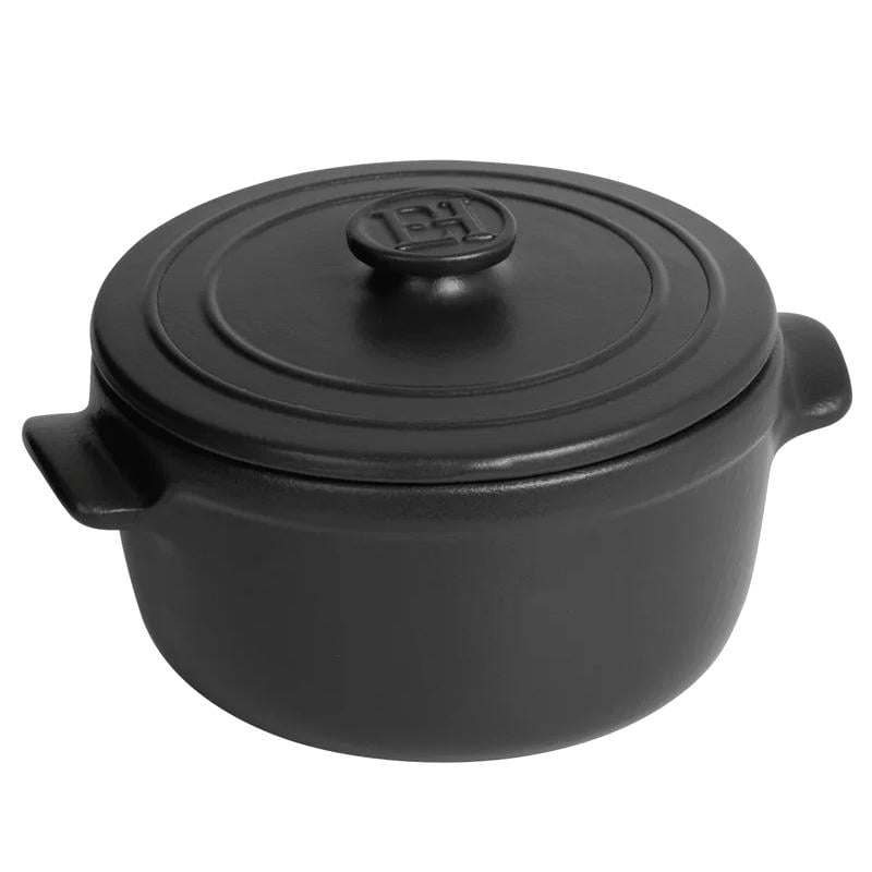 Каструля керамічна Emile Henry Solo Mini 600 мл Чорний (068407)
