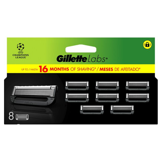 Картриджи сменные для бритья мужские Gillette Labs 8 шт. - фото 2