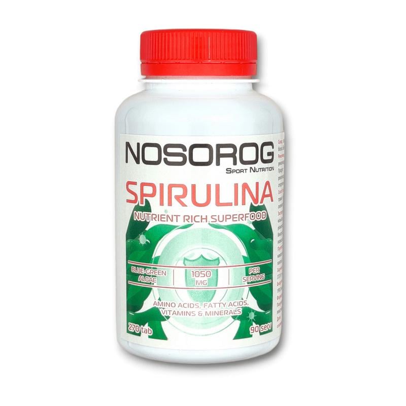 Спирулина Nosorog Spirulina 1050 мг в порцию 270 табл.