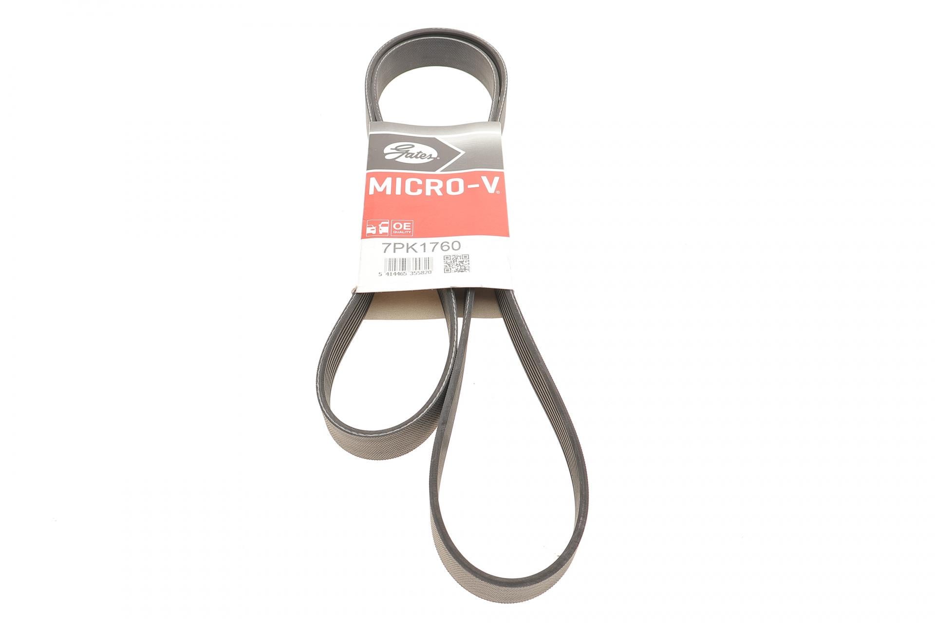 Ремень генератора GATES BMW 7 E65/E66/E67 M67 4.0/4.5D 02-08/Honda Accord 2.0 03-08 (7PK1760)